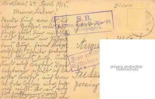 AK / Ansichtskarte Andlau_Selestat Erstein_67_Bas Rhin Inneres der Kirche 