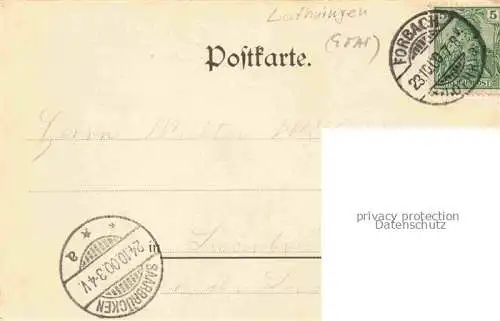 AK / Ansichtskarte Forbach_Lothringen_57_Moselle Kirche 