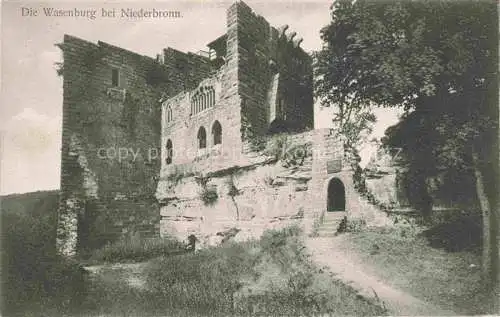 AK / Ansichtskarte Niederbronn_Bad_Niederbronn les Bains_67_Bas Rhin Die Wasenburg 