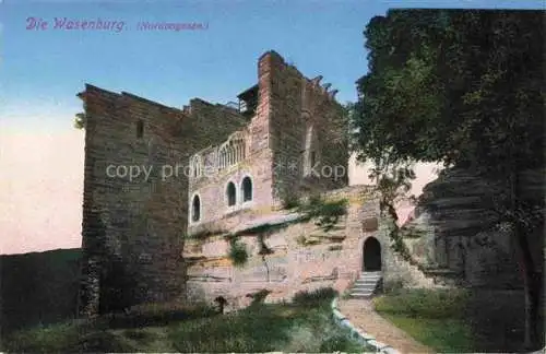 AK / Ansichtskarte Wasenburg_Ruine_Niederbronn les Bains_67_Bas Rhin Ansicht der Ruine 