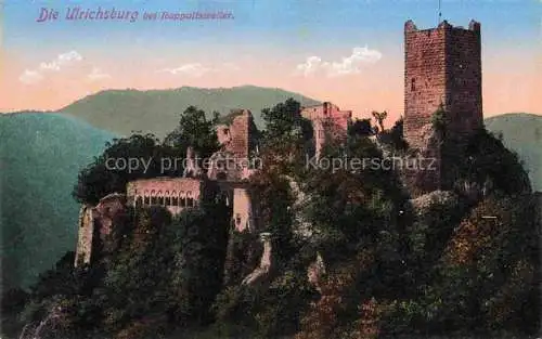 AK / Ansichtskarte Rappoltsweiler_Elsass_Ribeauville_68_Haut Rhin Die Ulrichsburg 