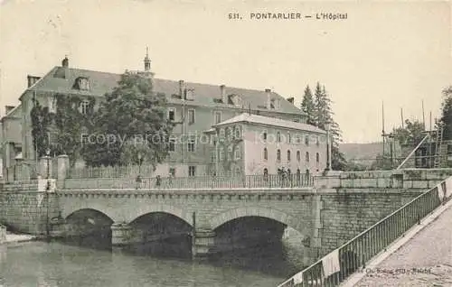 AK / Ansichtskarte Pontarlier_25_Doubs Hopital 