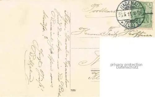 AK / Ansichtskarte Hagenau_Elsass_Haguenau_Alsace_67_Bas Rhin Partie in den Anlagen mit Fontaene 