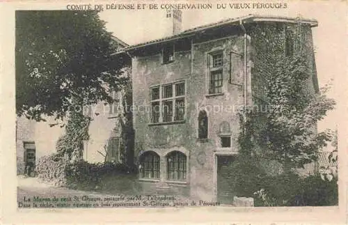 AK / Ansichtskarte Perouges_Bourg en Bresse_01_Ain La Maison du petit St Georges 