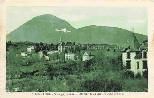 AK / Ansichtskarte Orcines_Clermont Ferrand_63_Puy de Dome Vue generale et du Puy de Dome 