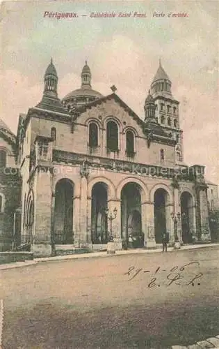 AK / Ansichtskarte Perigueux_24_Dordogne Cathedrale Saint Front Front d entree 