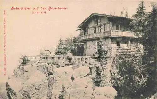 AK / Ansichtskarte Heuscheuer Wuenschelburg Radkow PL Schweizerei auf der Heuscheuer