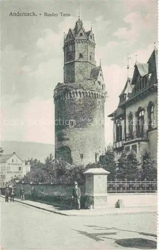 AK / Ansichtskarte Andernach Rhein Runder Turm