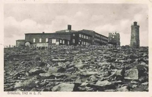 AK / Ansichtskarte Brocken Harz Brockenhotel Aussichtsturm