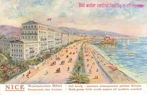 AK / Ansichtskarte NICE___Nizza_06_Alpes Maritimes Westminster Hotel Promenade des Anglais 