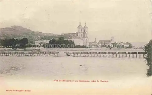 AK / Ansichtskarte Pont a Mousson_54_Meurthe et Moselle Vue de Mousson et du Seminaire prise du Barrage 