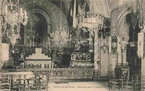 AK / Ansichtskarte Paray le Monial_Charolles_71_Saone et Loire Interieur de la Chapelle 