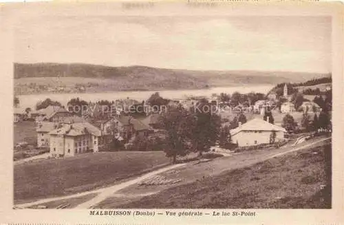 AK / Ansichtskarte Malbuisson_Pontarlier_25_Doubs Vue generale Le lac St Point 