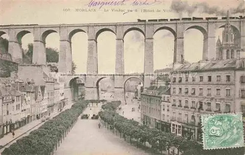 AK / Ansichtskarte Morlaix_29_Finistere La Viaduc vu de l Hotel de Ville 