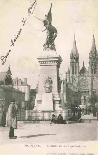 AK / Ansichtskarte Moulins__03_Allier Monument des Combattants 