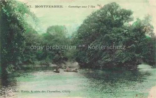 AK / Ansichtskarte Montfermeil_Raincy_93_Seine Saint Denis Canotage aux 7 Iles 