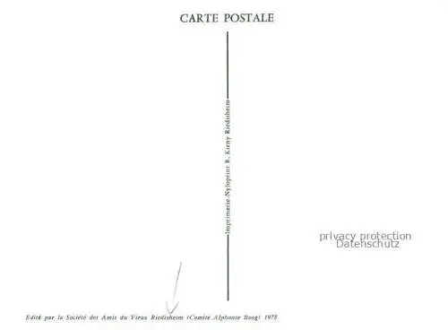 AK / Ansichtskarte Riedisheim_Mulhouse_68_Haut Rhin Chateau des 4 Tourelles Zeichnung 