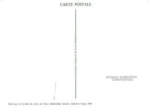 AK / Ansichtskarte Riedisheim_Mulhouse_68_Haut Rhin Rue de l Ecole Dessin 