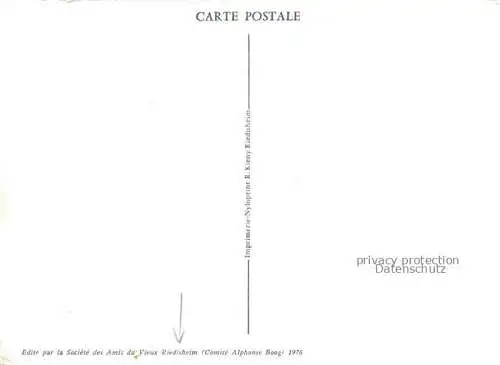 AK / Ansichtskarte Riedisheim_Mulhouse_68_Haut Rhin Rue des Violettes Dessin 