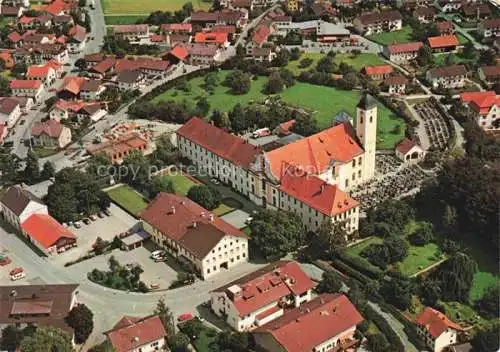 AK / Ansichtskarte Rott Inn Fliegeraufnahme mit ehem Benediktiner Klosterkirche