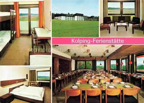 AK / Ansichtskarte Kemnath Immenreuth Kolping Familienferienstaette Speisesaal Appartements Aufenthaltsraum