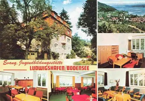 AK / Ansichtskarte Ludwigshafen Bodman-Ludwigshafen Bodensee Ev Jugendbildungsstaette Panorama Gast und Aufenthaltsraeume