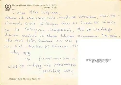 AK / Ansichtskarte Murbach_Elsass_Guebwiller_Alsace_68_Haut Rhin Ehem Klosterkirche 