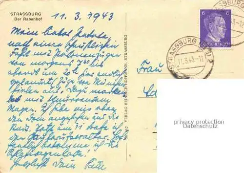 AK / Ansichtskarte Strassburg__Strasbourg_67_Bas Rhin Der Rabenhof 
