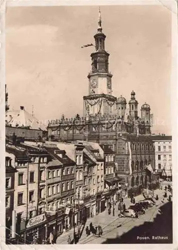 AK / Ansichtskarte Posen  POZNAN PL Rathaus