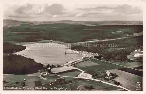 AK / Ansichtskarte Neustaedtel Erzgebirge Sachsen Strandbad am Filzteich