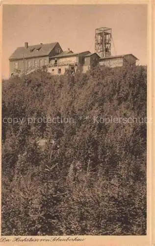 AK / Ansichtskarte Schreiberhau Szklarska Poreba Riesengebirge PL Der Hochstein Bergbaude