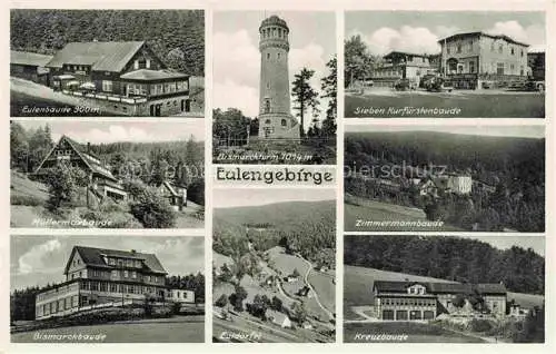 AK / Ansichtskarte Eulenbaude Bismarckturm Bergbauden im Eulengebirge