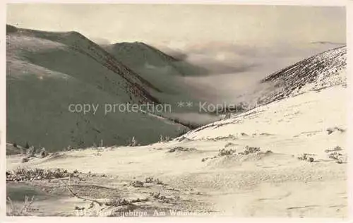 AK / Ansichtskarte Weisswassergrund Kozi hrbety Spindleruv Mlyn CZ Winterpanorama Riesengebirge