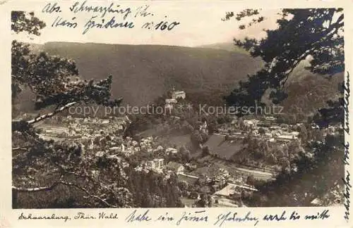 AK / Ansichtskarte Schwarzburg Rudolstadt Thueringen Panorama Blick ins Tal