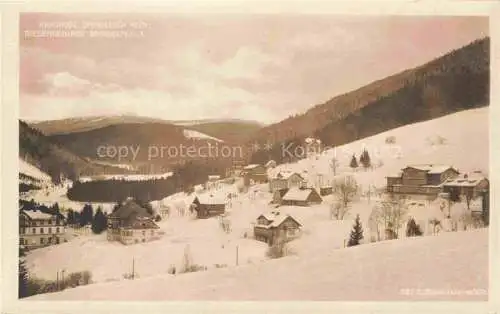 AK / Ansichtskarte Spindleruv Mlyn Spindelmuehle Riesengebirge CZ Winterpanorama