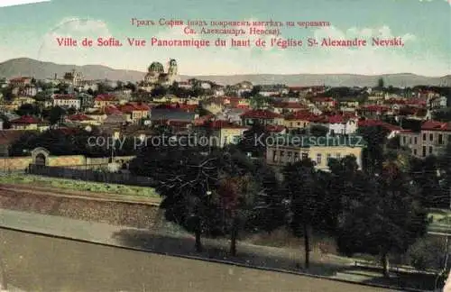 AK / Ansichtskarte SOFIA Sophia BG Vue panoramique du haut de l'église St. Alexandre Nevski