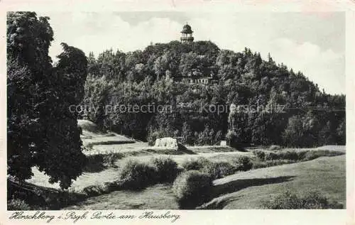 AK / Ansichtskarte Hirschberg  JELENIA GORA Riesengebirge Schlesien PL Partie am Hausberg