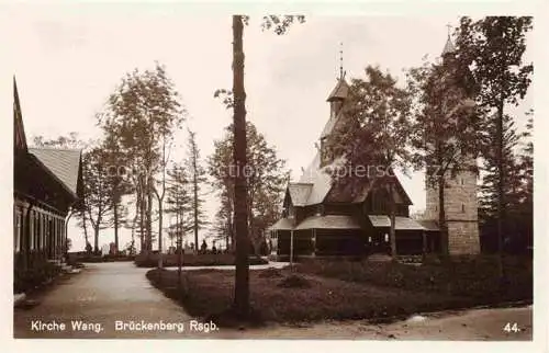 AK / Ansichtskarte Brueckenberg Krummhuebel Riesengebirge PL Kirche Wang