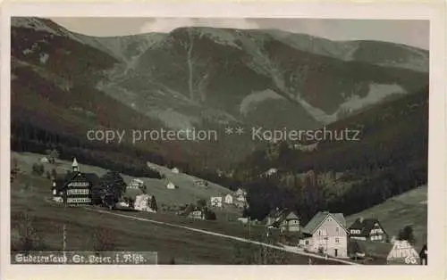 AK / Ansichtskarte St Peter Riesengebirge Svaty Petr CZ Panorama Sudetenland