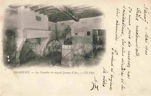 AK / Ansichtskarte Domremy la Pucelle_88_Vosges La chambre ou naquit Jeanne d Arc 