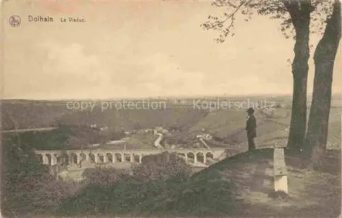 AK / Ansichtskarte Dolhain Limbourg Belgie Panorama Viaduc Feldpost