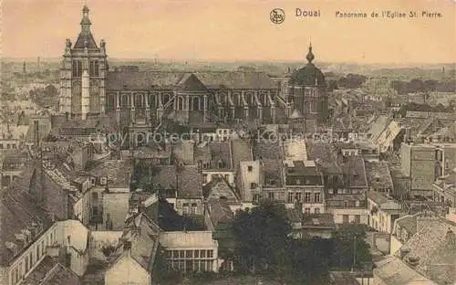 AK / Ansichtskarte DOUAI_59_Nord Panorama de l Eglise Saint Pierre 