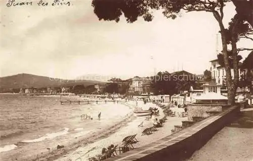 AK / Ansichtskarte JUAN LES PINS_Antibes_06_Alpes Maritimes La plage vue des Terrasses de la Pinede 