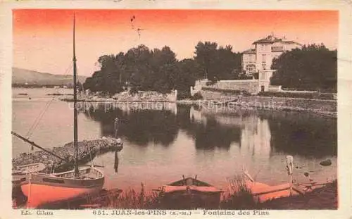 AK / Ansichtskarte JUAN LES PINS_Antibes_06_Alpes Maritimes Fontaine des Pins 