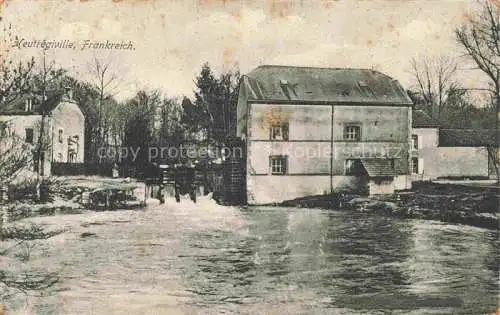 AK / Ansichtskarte Heutregiville_REIMS_51_Marne Partie am Fluss Wehr 