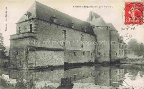 AK / Ansichtskarte Peronne__80_Somme Chateau d Happlincourt 