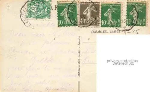 AK / Ansichtskarte Chaux les Passavant_Besancon_25_Doubs Abbaye de la Grace Dieu 