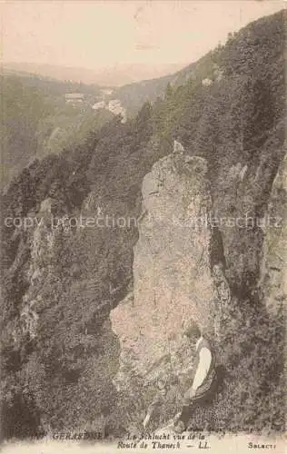 AK / Ansichtskarte Gerardmer_88_Vosges La Schlucht vu de la Route de Thaneck 