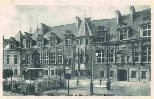 AK / Ansichtskarte GRENOBLE_38 Palais de Justice Statue Bayard 