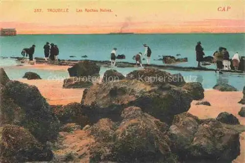 AK / Ansichtskarte TROUVILLE_ SUR MER_14_Calvados Les roches noires